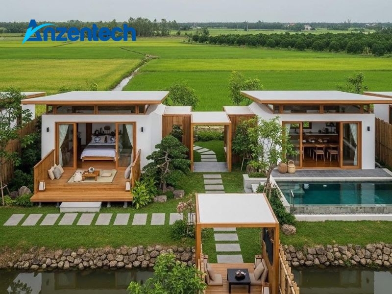 Gợi ý top 3 chất liệu lý tưởng hoàn thiện nhà tiền chế thiền định 